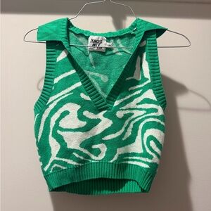 Princess Polly cropped sweater tank